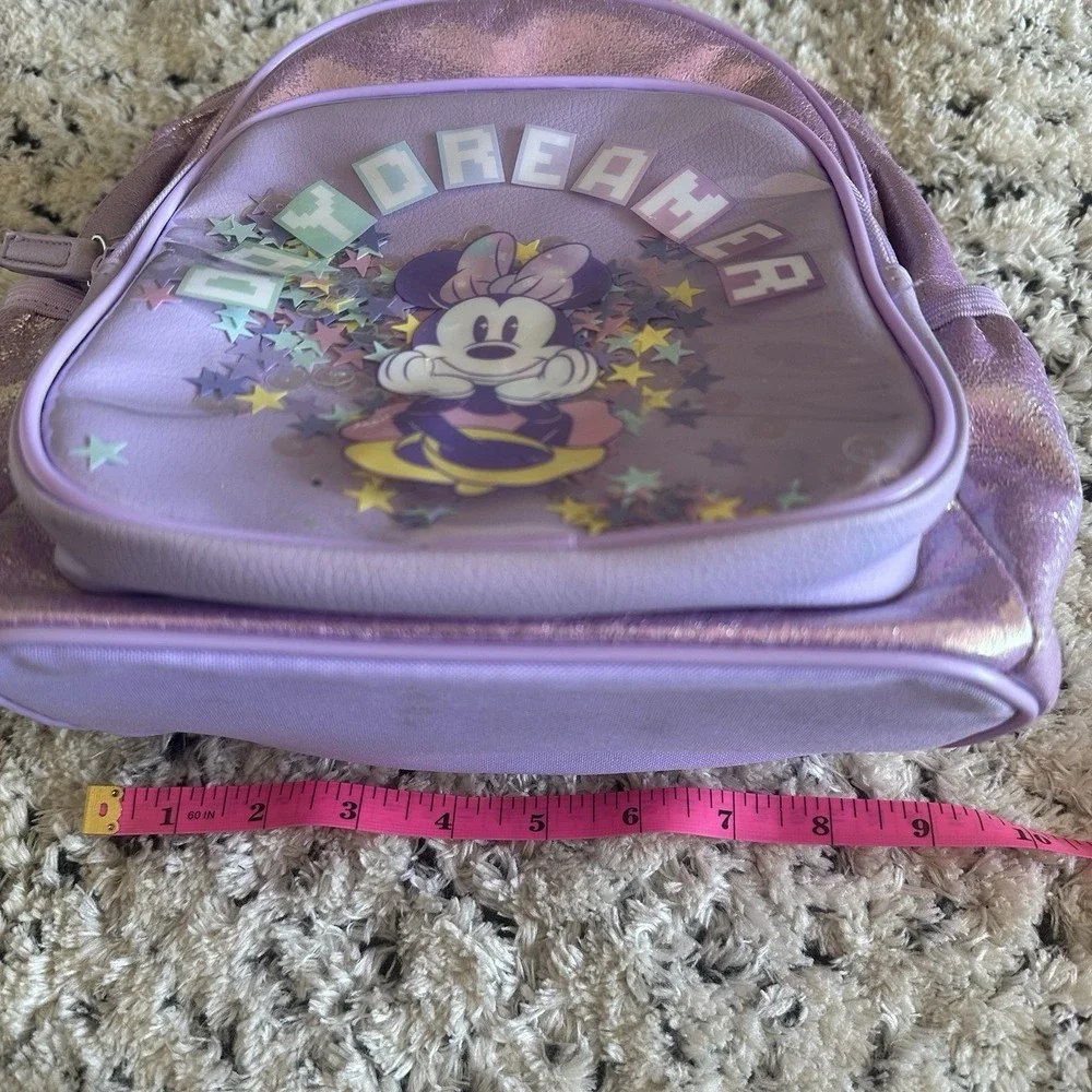 Disney Minnie Mouse Day Dreamer Backpack with Confetti Stars 12